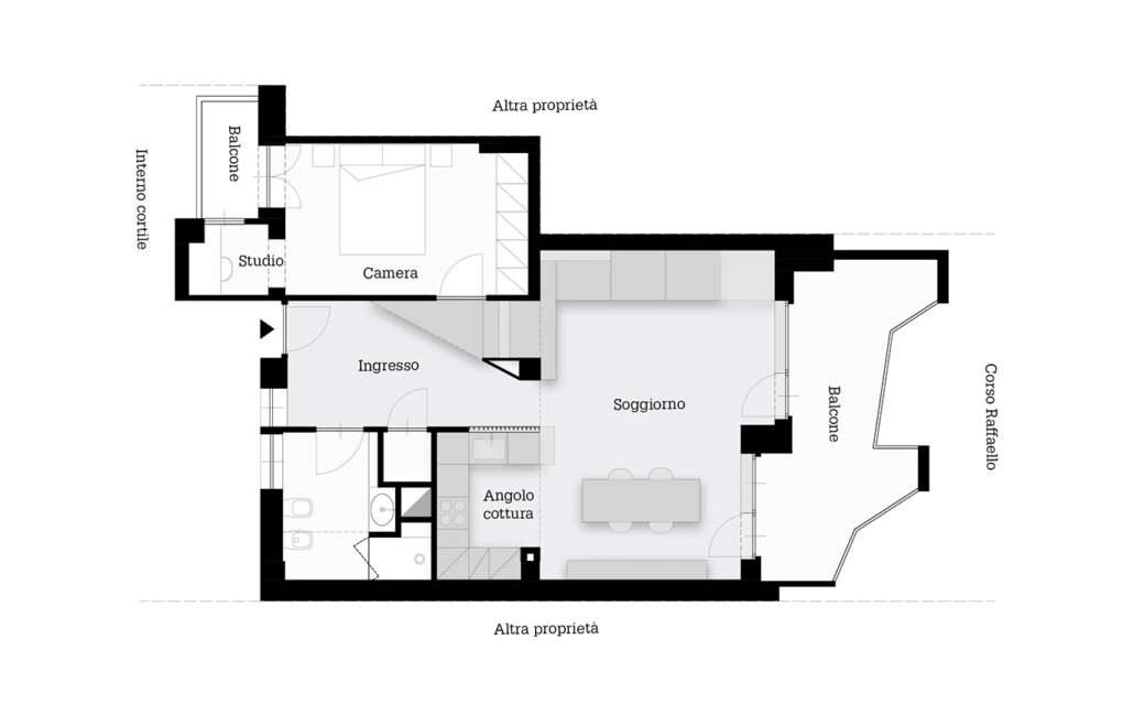 Spazio Mando R3architetti Architetti Torino, ristrutturazione degli interni